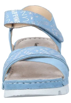 Damen Die moderne Hausfrau Sandaletten hellblau