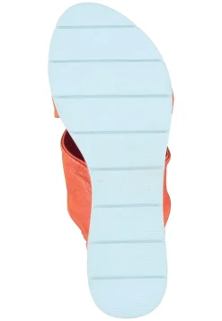 Sandalen|Die moderne Hausfrau Sandaletten orange