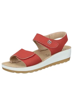 Sandalen|Die moderne Hausfrau Sandaletten rot