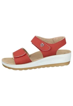 Sandalen|Die moderne Hausfrau Sandaletten rot