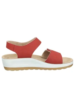 Sandalen|Die moderne Hausfrau Sandaletten rot