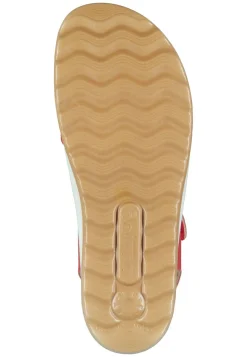 Sandalen|Die moderne Hausfrau Sandaletten rot