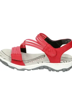 Sandalen|Die moderne Hausfrau Sandaletten rot