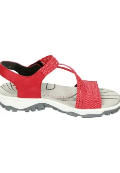Sandalen|Die moderne Hausfrau Sandaletten rot