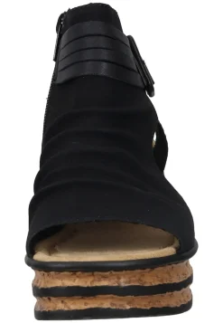 Sandalen|Die moderne Hausfrau Sandaletten schwarz