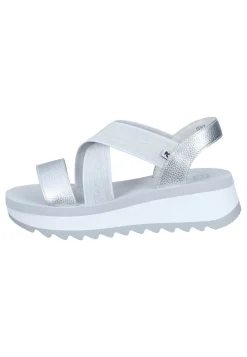 Sandalen|Die moderne Hausfrau Sandaletten silber