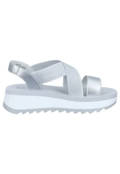 Sandalen|Die moderne Hausfrau Sandaletten silber