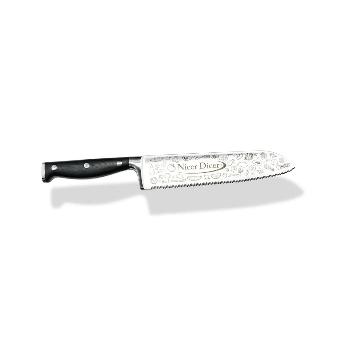 Koch- & Küchenmesser|Die moderne Hausfrau Santoku-Messer-Set, 2-teilig