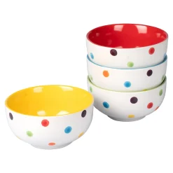Schalen & Schüsseln|Die moderne Hausfrau Schalen-Set "Kunterbunt", 4 Stück, je 450 ml