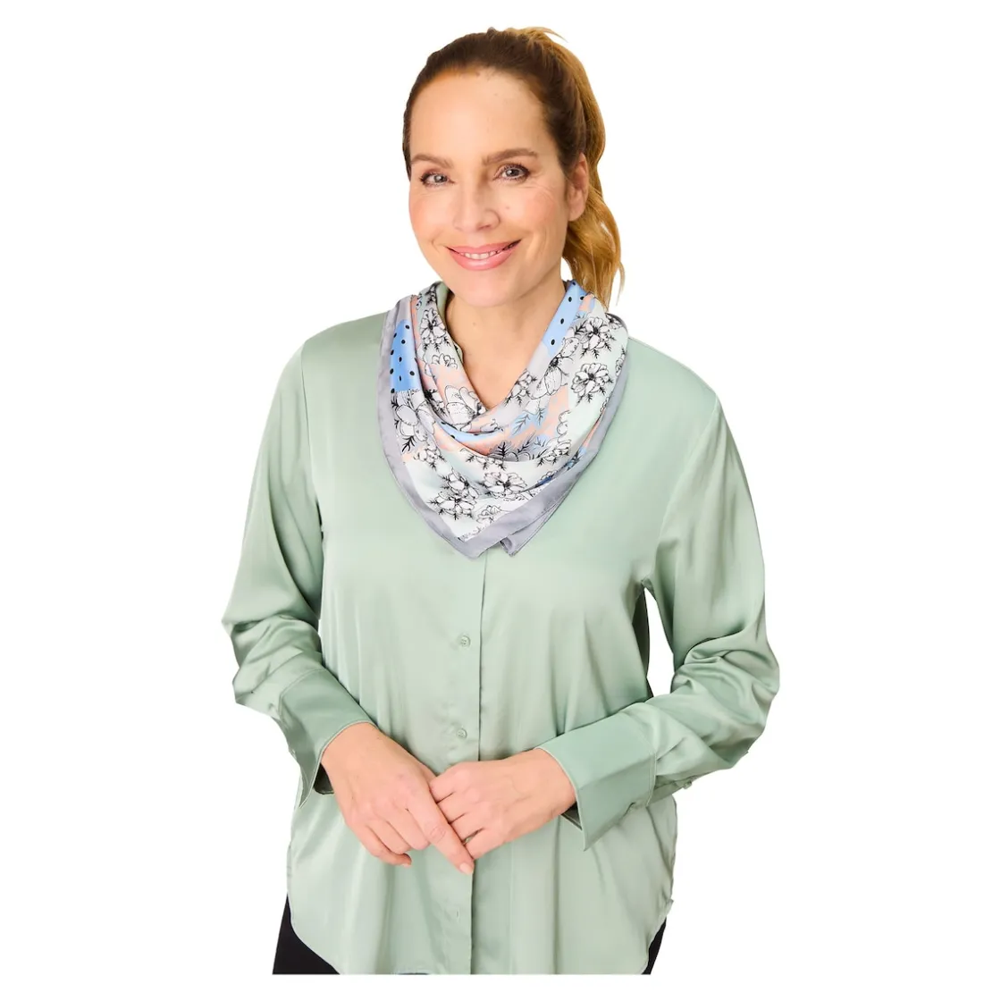 Schals & Handschuhe|Die moderne Hausfrau Schaltuch „Seiden-Optik“