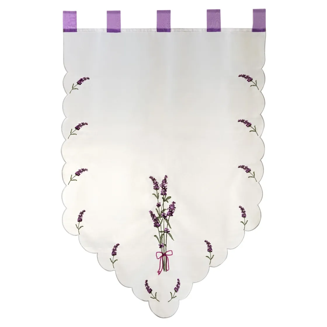 Gardinen & Stores|Die moderne Hausfrau Scheibengardine „Lavendel“