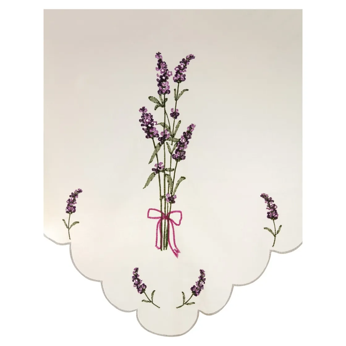 Gardinen & Stores|Die moderne Hausfrau Scheibengardine „Lavendel“