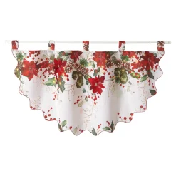 Gardinen & Stores|Die moderne Hausfrau Scheibengardine „Weihnachtszauber“