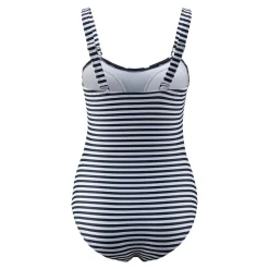 Badebekleidung|Die moderne Hausfrau Schlank-Badeanzug „Punkte/Streifen“