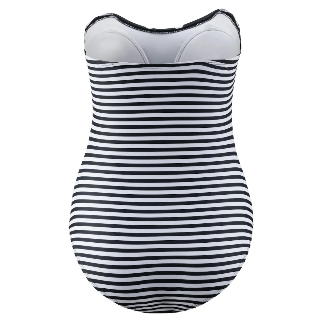 Badebekleidung|Die moderne Hausfrau Schlank-Badeanzug „Punkte/Streifen“