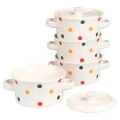 Die moderne Hausfrau Schlemmer-Töpfchen „Kunterbunt,“ 8-teilig je 450 ml