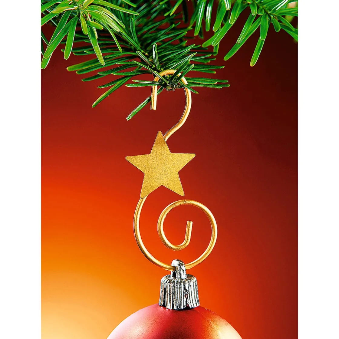 Weihnachtsdekoration·Weihnachtsbaumschmuck|Die moderne Hausfrau Schmuck-Haken, 48 Stück