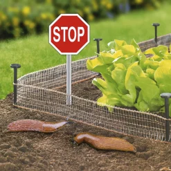Tierabwehr Garten|Die moderne Hausfrau Schneckenzaun aus Kupfer