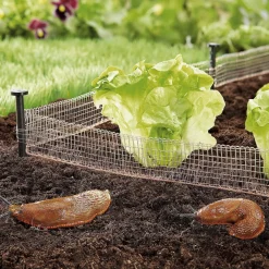 Die moderne Hausfrau Schneckenzaun aus Kupfer