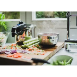 Die moderne Hausfrau Schnellkochtopf-Set 