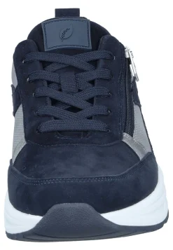 Halbschuhe|Die moderne Hausfrau Schnürer blau