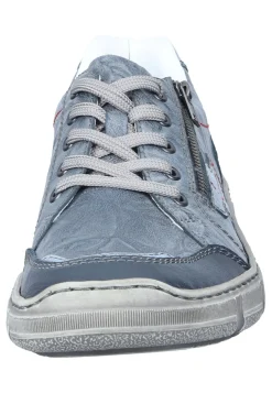 Halbschuhe|Die moderne Hausfrau Schnürer blau