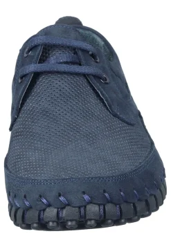 Halbschuhe|Die moderne Hausfrau Schnürer blau