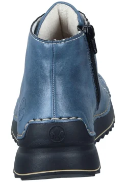 Stiefeletten|Die moderne Hausfrau Schnürer blau