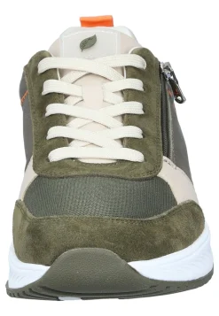 Halbschuhe|Die moderne Hausfrau Schnürer grün