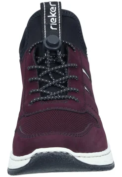 Stiefeletten|Die moderne Hausfrau Schnürer pflaume