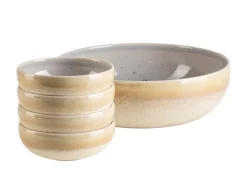 Schalen & Schüsseln|Die moderne Hausfrau Schüssel Set, Steinzeug Candy Flieder