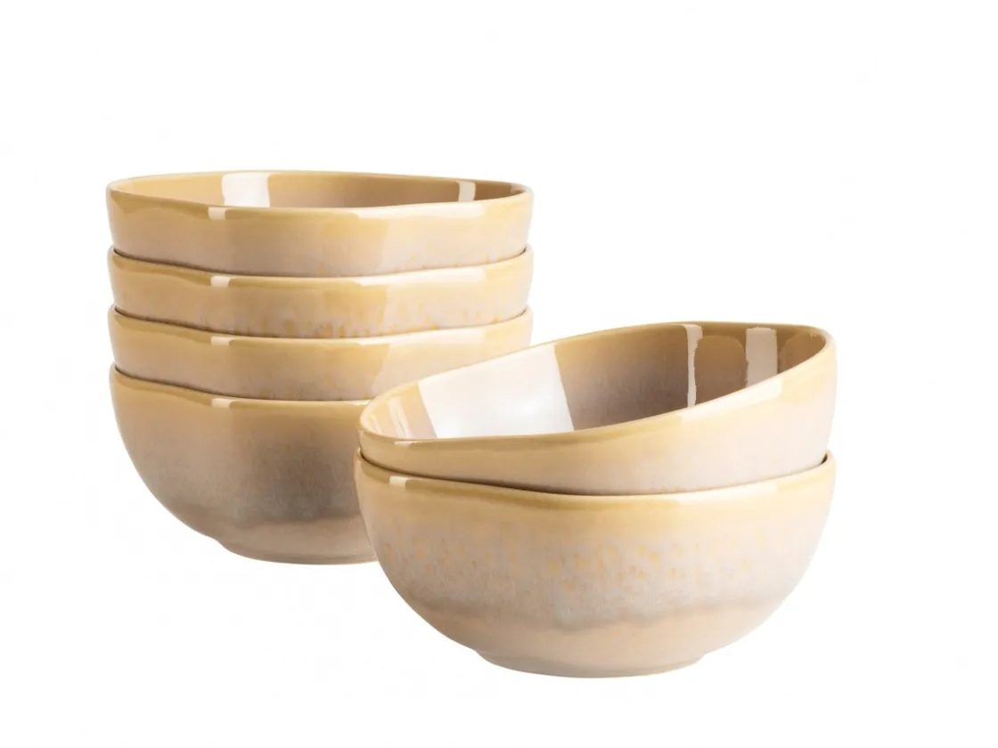 Schalen & Schüsseln|Die moderne Hausfrau Schüssel Set, Steinzeug Cordelia Grün