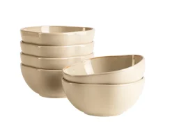 Schalen & Schüsseln|Die moderne Hausfrau Schüssel Set, Steinzeug Cordelia Sand