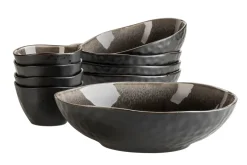 Schalen & Schüsseln|Die moderne Hausfrau Schüssel-Set, Keramik Niara Organic 9 x Schüssel
