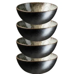 Schalen & Schüsseln|Die moderne Hausfrau Schüssel-Set, Steinzeug Carellia Grau