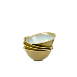 Schalen & Schüsseln|Die moderne Hausfrau Schüssel-Set, Steinzeug Flussufer blau, grün, weiß