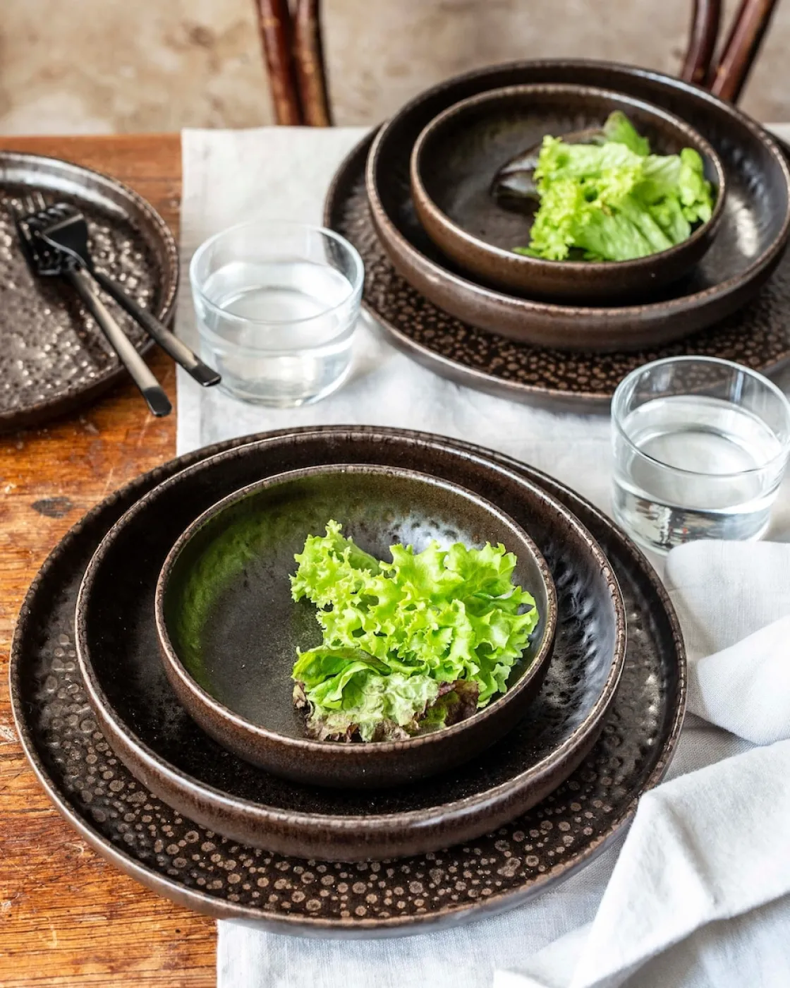 Schalen & Schüsseln|Die moderne Hausfrau Schüssel-Set, Steinzeug Glockenklang