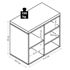 Schränke & Regale·Schuhregale & Schuhbänke|Die moderne Hausfrau Schuhschrank mit Sitzkissen, 5 Fächer pink