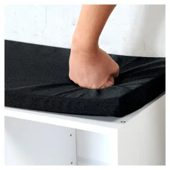 Schränke & Regale·Schuhregale & Schuhbänke|Die moderne Hausfrau Schuhschrank mit Sitzkissen, 5 Fächer pink