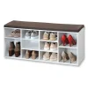 Schränke & Regale·Schuhregale & Schuhbänke|Die moderne Hausfrau Schuhschrank mit Sitzkissen aus Stoff