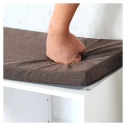 Schränke & Regale·Schuhregale & Schuhbänke|Die moderne Hausfrau Schuhschrank mit Sitzkissen aus Stoff