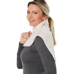 Schals & Handschuhe|Die moderne Hausfrau Schulter- und Nackenwärmer weiß