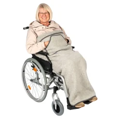 Kuscheldecken|Wellness-Freunde|Die moderne Hausfrau Schurwoll-Fleece Kniedecke, 120x100 cm