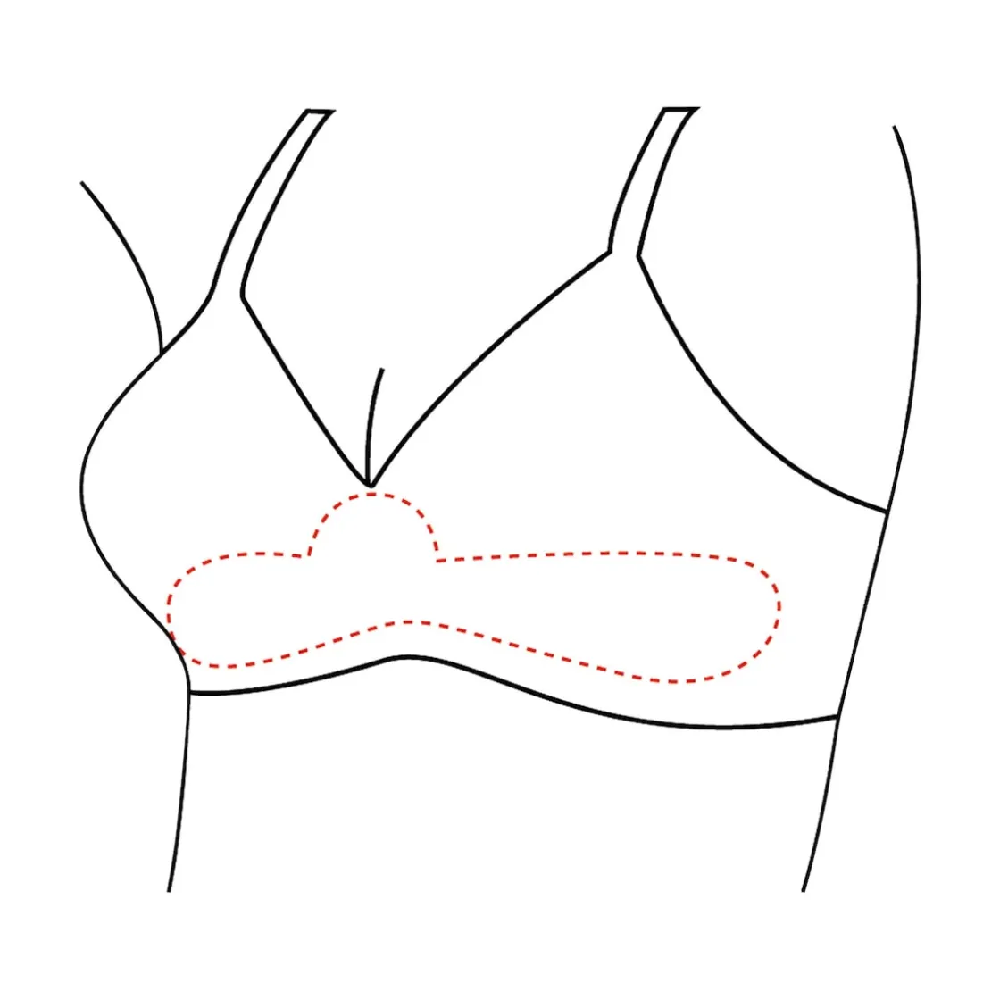 Bh-Erweiterungen & Zubehör|Die moderne Hausfrau Schutzeinlage für BHs, 3er-Set