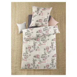 Bettzubehör ·Bettwäsche & Spannbettlaken|Die moderne Hausfrau Seersucker Bettwäsche Exklusiv, 2-teilig, 135x200 cm Patrice