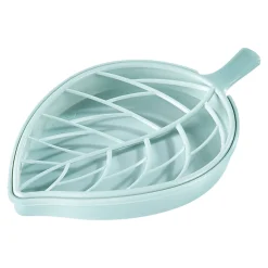 Badaccessoires ·Seifenspender|Die moderne Hausfrau Seifenablage "Blatt" mintblau