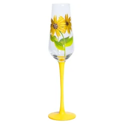 Gläser & Becher|Die moderne Hausfrau Sektglas „Sonnenblume", 200 ml