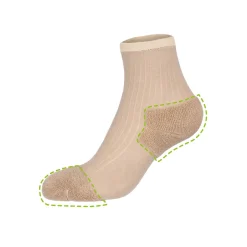 Socken|Die moderne Hausfrau Sensitiv-Socken 2 Paar beige