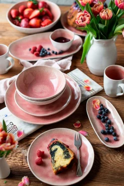 Servierzubehör|Die moderne Hausfrau Servierplatten-Set, Steinzeug Frozen Berry