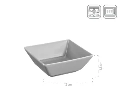 Servierzubehör|Die moderne Hausfrau Servier-Set, Porzellan MANHATTAN CITY Schwarz